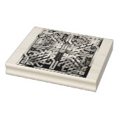 Tampons Encreurs Timbre en caoutchouc Carré de noeud celtique (Tampon)