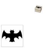 Tampons Encreurs Timbre en caoutchouc chauve-souris volante noire H (Tamponné)