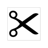 Tampons Encreurs Timbre en caoutchouc ciseaux (Impression)