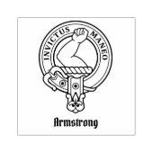 Tampons Encreurs Timbre en caoutchouc Clan Armstrong Crest (Impression)