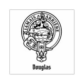 Tampons Encreurs Timbre en caoutchouc Clan Douglas Crest (Impression)