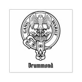 Tampons Encreurs Timbre en caoutchouc Clan Drummond Crest (Impression)
