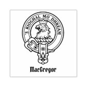 Tampons Encreurs Timbre en caoutchouc Clan Gregor Crest (Impression)