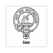 Tampons Encreurs Timbre en caoutchouc Clan Gunn Crest (Impression)