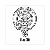 Tampons Encreurs Timbre en caoutchouc Clan MacGill Crest (Impression)
