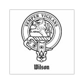 Tampons Encreurs Timbre en caoutchouc Clan Wilson Crest (Impression)