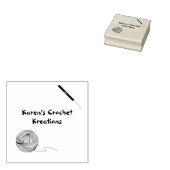 Tampons Encreurs Timbre en caoutchouc Crochet personnalisé (Tamponné)