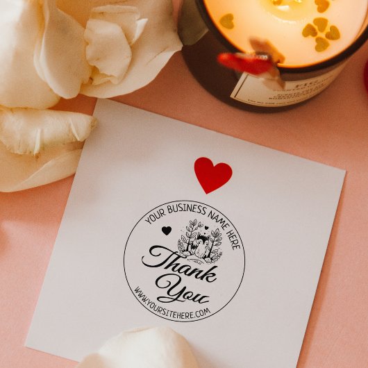 Tampons Encreurs Timbre En Caoutchouc Cute Fox Custom Business Merc