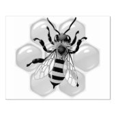 Tampons Encreurs Timbre en caoutchouc d'abeille de miel (Impression)