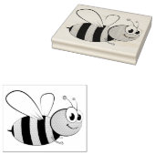 Tampons Encreurs Timbre en caoutchouc d'abeille de miel (Tamponné)