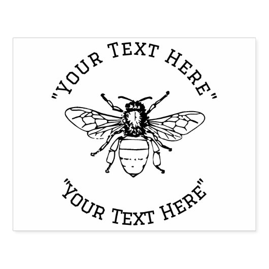 Tampons Encreurs Timbre en caoutchouc d'abeilles (Impression)