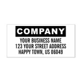 Tampons Encreurs Timbre en caoutchouc d'adresse du logo de l'entrep (Impression)