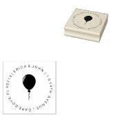 Tampons Encreurs Timbre en caoutchouc d'adresse personnalisée, Timb (Tamponné)