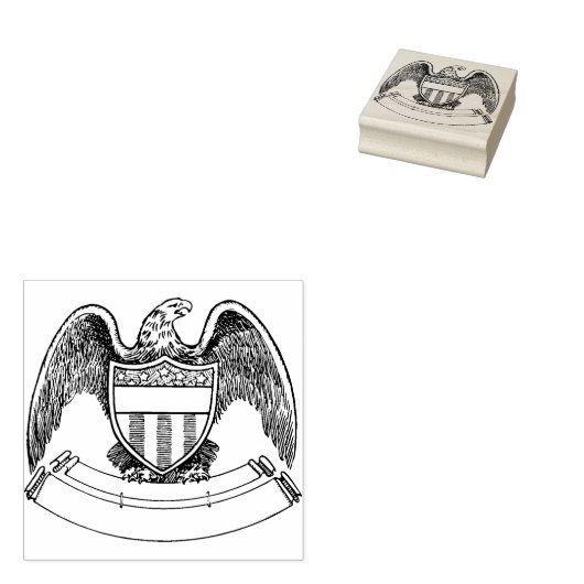 Tampons Encreurs Timbre en caoutchouc d'aigle (Tamponné)