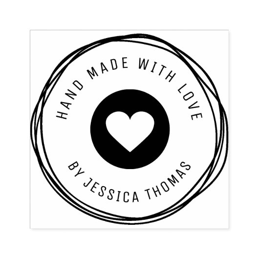 Tampons Encreurs Timbre en caoutchouc d'amour artisanal (Impression)