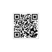 Tampons Encreurs Timbre en caoutchouc d'art en bois - Code QR perso (Impression)