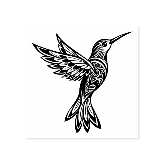 Tampons Encreurs Timbre en caoutchouc d'art en bois d'Oiseau (Impression)