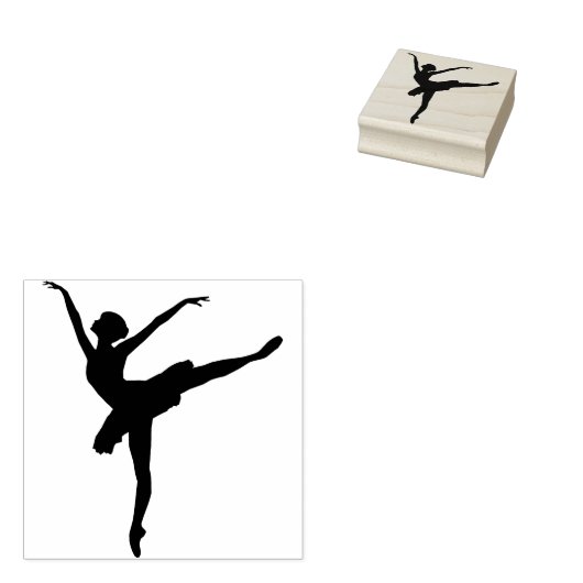 Tampons Encreurs Timbre en caoutchouc de Ballerina (Tamponné)
