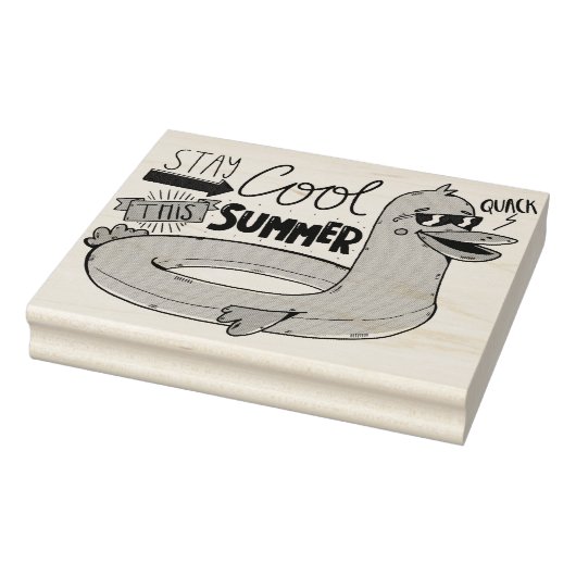 Tampons Encreurs Timbre en caoutchouc de canard cool (Tampon)