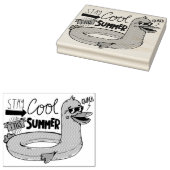 Tampons Encreurs Timbre en caoutchouc de canard cool (Tamponné)