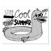 Tampons Encreurs Timbre en caoutchouc de canard cool (Impression)