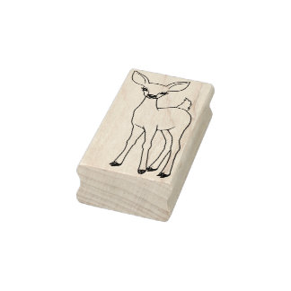 Tampons Encreurs Timbre En Caoutchouc De Cerf Cute Fawn