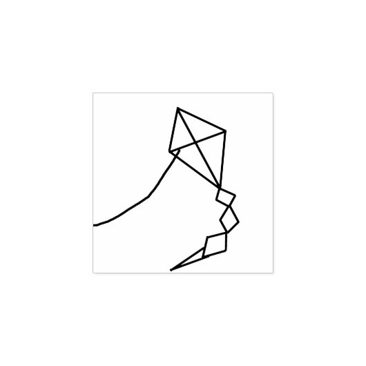 Tampons Encreurs Timbre en caoutchouc de cerf-volant (Impression)