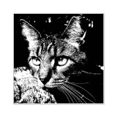 Tampons Encreurs Timbre en caoutchouc de chat Tabby (Impression)