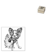 Tampons Encreurs Timbre en caoutchouc de chien Papillon Macy1 (Tamponné)