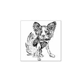 Tampons Encreurs Timbre en caoutchouc de chien Papillon Macy1 (Impression)
