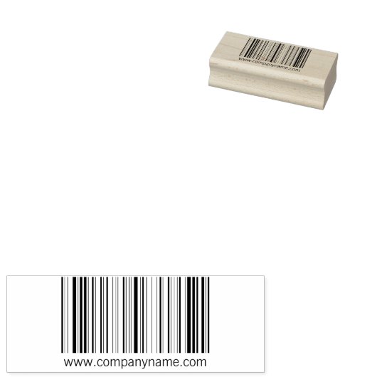 Tampons Encreurs Timbre en caoutchouc de code barre (Tamponné)