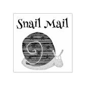 Tampons Encreurs Timbre en caoutchouc de courrier d'escargot (Impression)