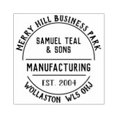 Tampons Encreurs Timbre en caoutchouc de fabrication (Impression)