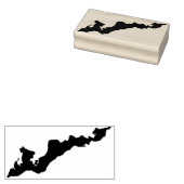 Tampons Encreurs Timbre en caoutchouc de Fishers Island (Tamponné)