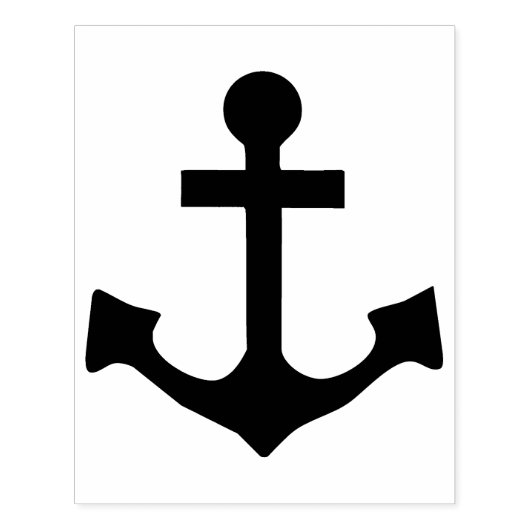 Tampons Encreurs Timbre en caoutchouc de forme Ancre (Impression)