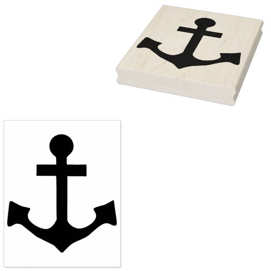 Tampons Encreurs Timbre en caoutchouc de forme Ancre (Tamponné)