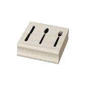 Tampons Encreurs Timbre en caoutchouc de fourche, de cuillère et de (Tampon)