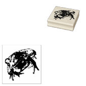 Tampons Encreurs Timbre en caoutchouc de grenouille verte (Tamponné)