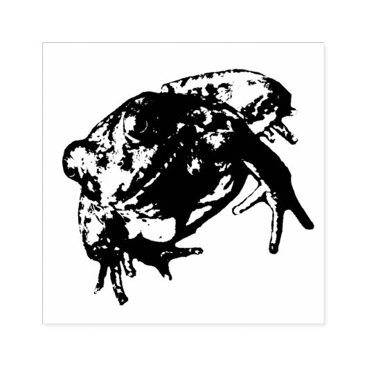 Tampons Encreurs Timbre en caoutchouc de grenouille verte (Impression)