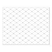 Tampons Encreurs Timbre en caoutchouc de grille de diamant classiqu (Impression)