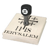 Tampons Encreurs Timbre en caoutchouc de Jérusalem IHS (Tampon)