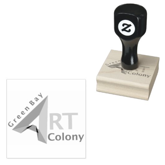 Tampons Encreurs Timbre en caoutchouc de la colonie Green Bay Art (Tamponné)