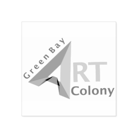 Tampons Encreurs Timbre en caoutchouc de la colonie Green Bay Art (Impression)