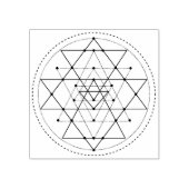 Tampons Encreurs Timbre en caoutchouc de la géométrie sacrée (Impression)