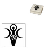 Tampons Encreurs Timbre en caoutchouc de la lune de trois déesses 2 (Tamponné)