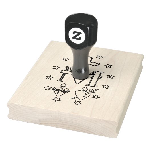 Tampons Encreurs Timbre en caoutchouc de la médaille miraculeuse (Tampon)