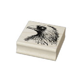 Tampons Encreurs Timbre en caoutchouc de la tête de corbeau (Tampon)