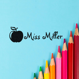 Tampons Encreurs Timbre en caoutchouc de l'enseignant personnalisé 