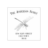 Tampons Encreurs Timbre en caoutchouc de libellule (Impression)