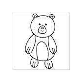 Tampons Encreurs Timbre en caoutchouc de l'ours mou (Impression)